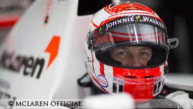 Button in Senna's McLaren | Ayrton Senna - A Tribute to Life